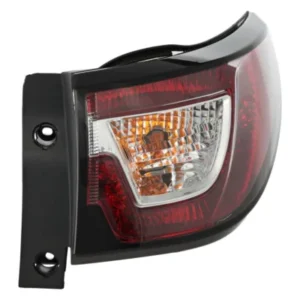Passenger Side, Outer Tail Light, with Bulb, Halogen, Clear Len