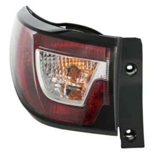 Driver Side, Outer Tail Light, with Bulb, Halogen, Clear Lens