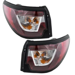 Driver and Passenger Side, Outer Tail Lights, with Bulbs, Halogen, Mounts on Body